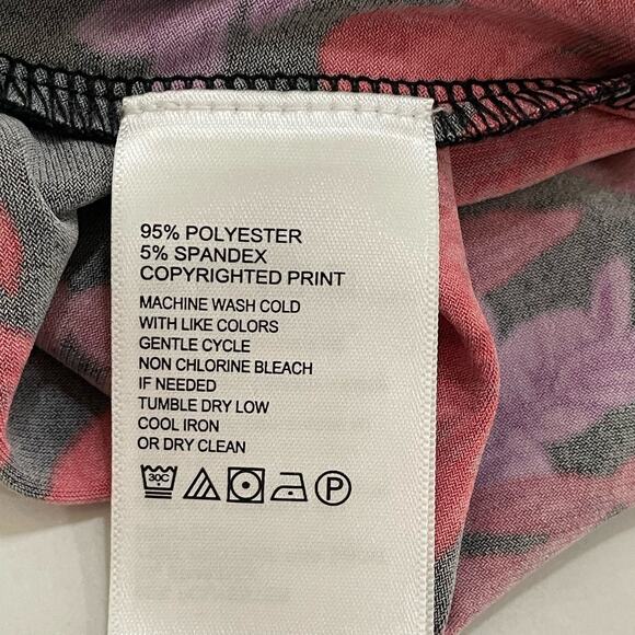 TOMMY BAHAMA Clara Faux Wrap Dress Size S Joyful Jewel Floral Slinky Knit EUC - Picture 9 of 11